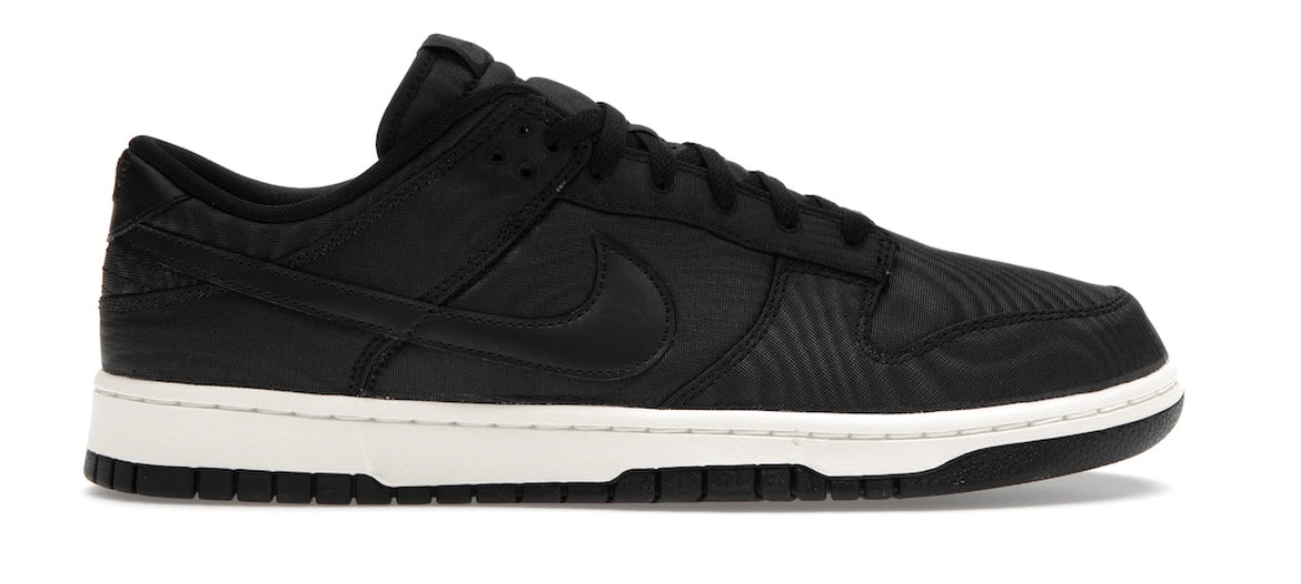 Nike Dunk Low "Black Canvas"