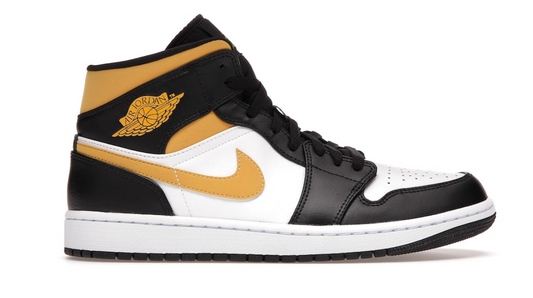 Jordan 1 Mid "White Pollen Black" GS