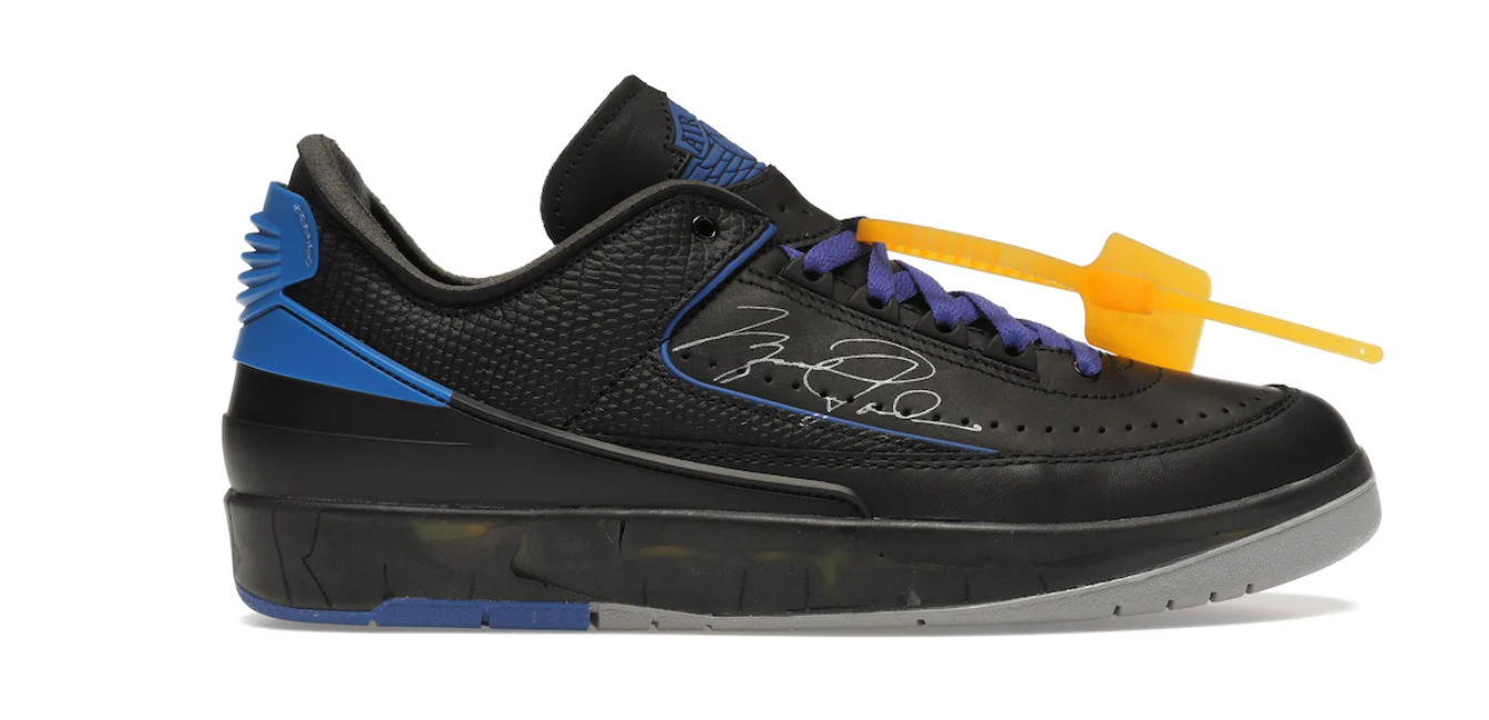 Jordan x Off White 2 Low "Black Blue"