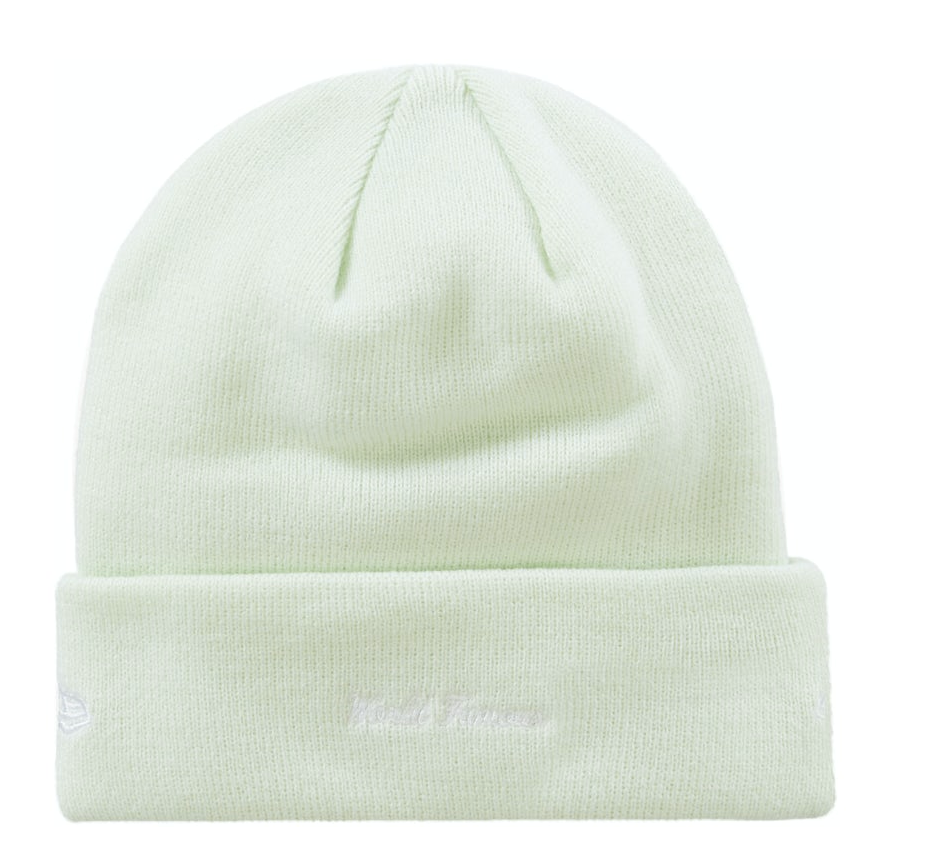 Supreme New Era Box Logo Beanie (FW23) "Light Green"