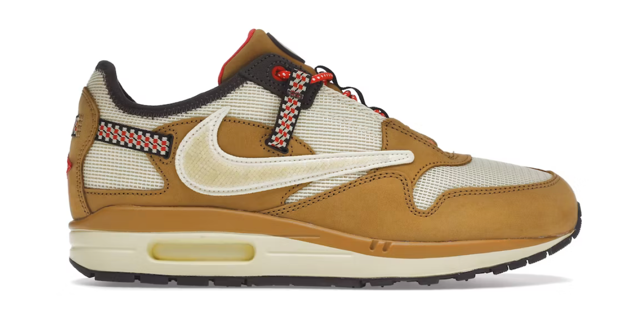 Nike x Travis Scott Cactus Jack Air Max 1  "Wheat Lemon Drop"
