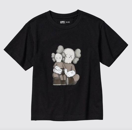 KAWS x Uniqlo T-Shirt Black