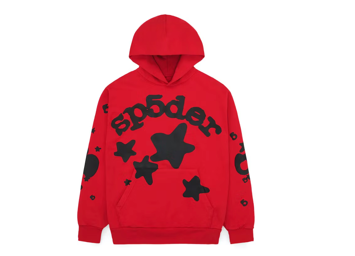 Sp5der Beluga Hoodie "Red"