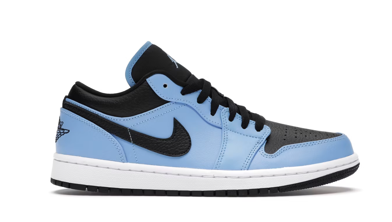 Jordan 1 Low "University Blue Black"