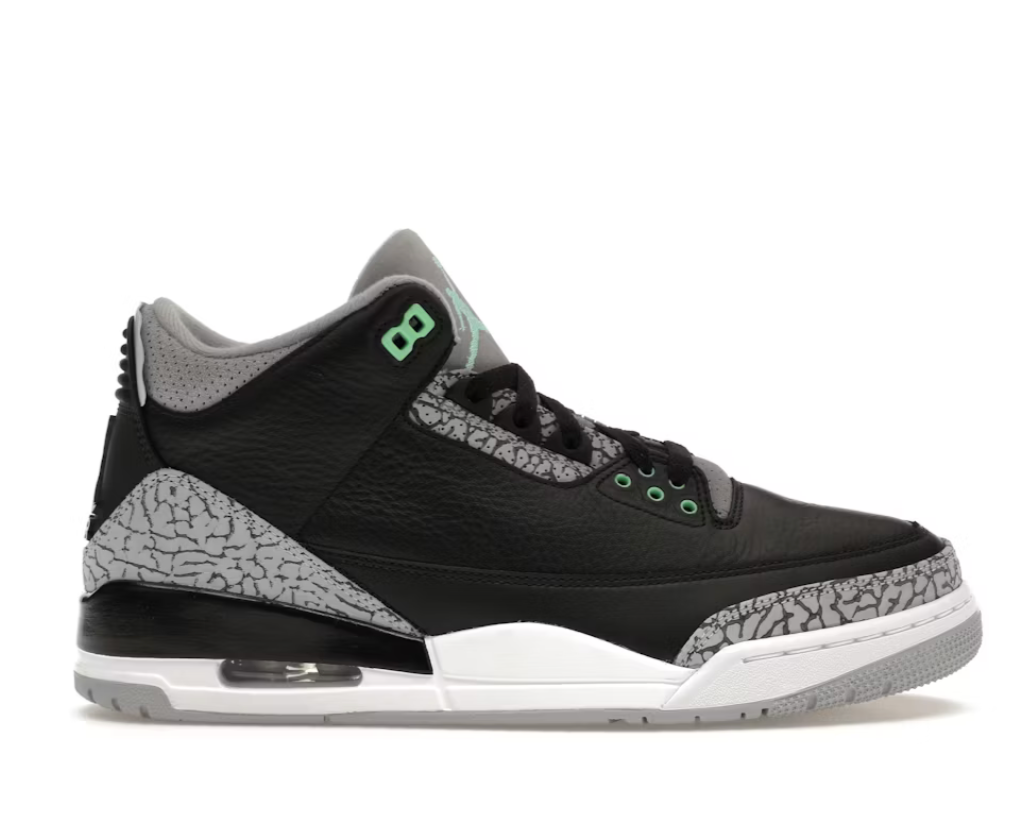 Jordan 3 Retro "Green Glow"