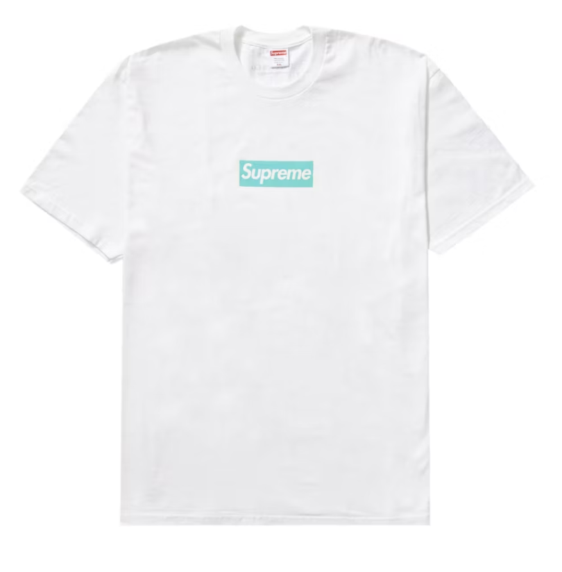 Supreme Tiffany & Co. Box Logo Tee White