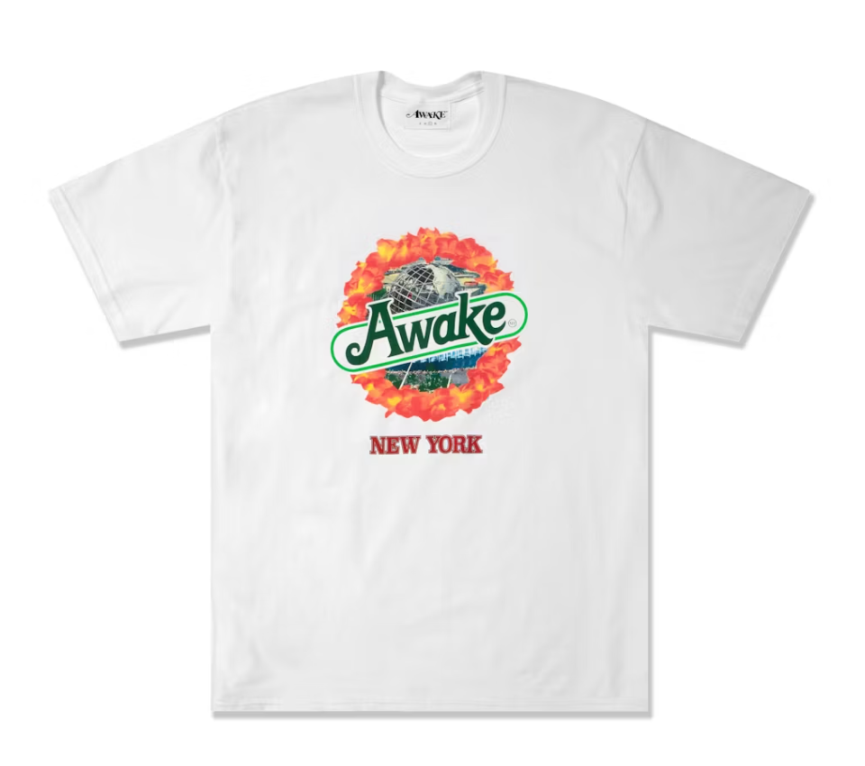 Awake Strawberry Kiwi T-shirt White