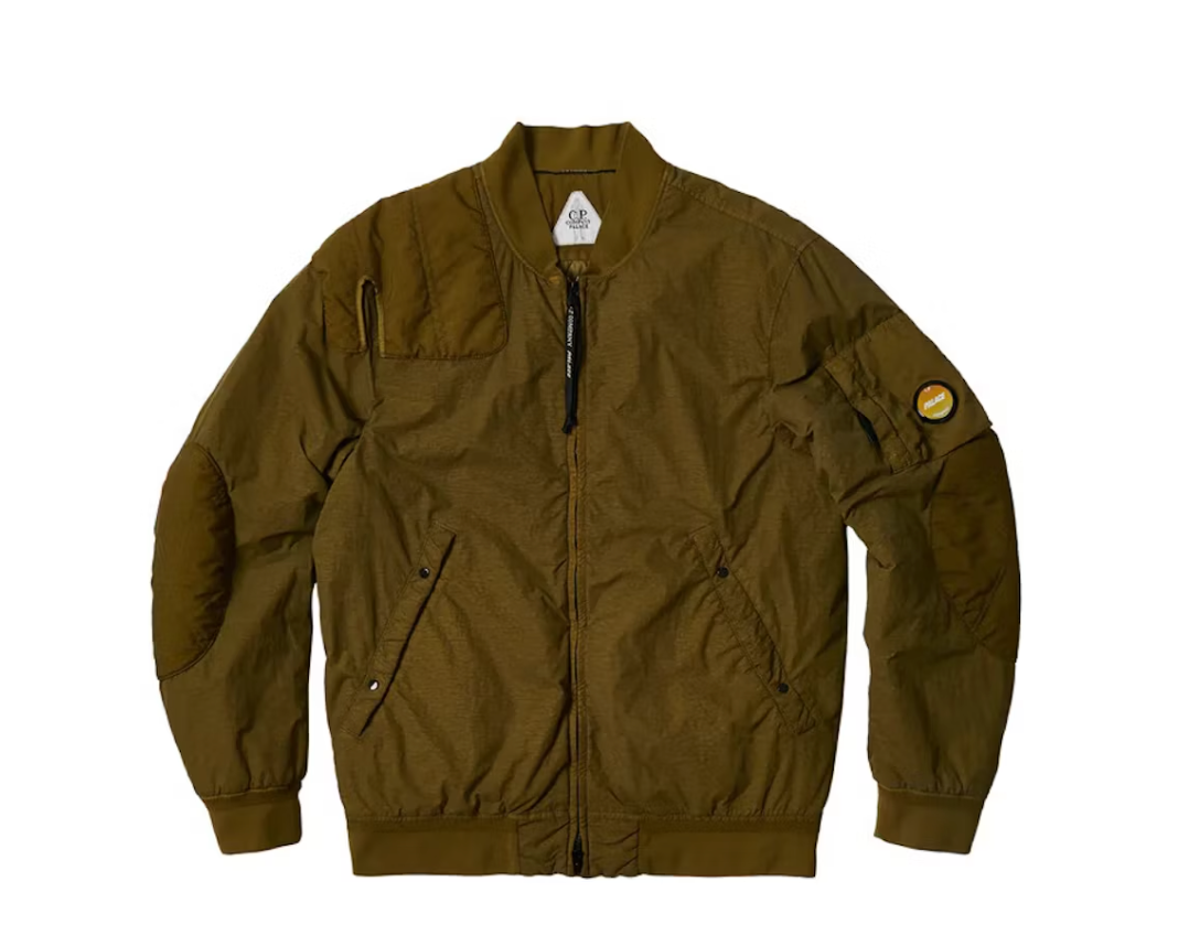 Palace C.P. Company Bomber Jacket Olive