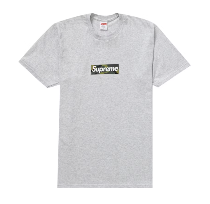 Supreme Box Logo Tee (FW23) Ash Grey