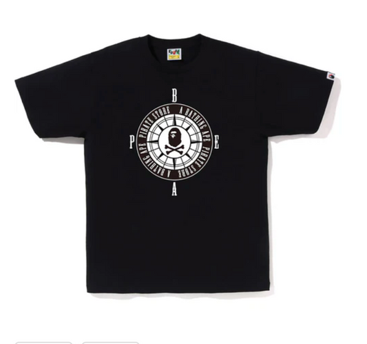 Bape Crossbone Compass T-Shirt "Black"