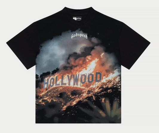 GodSpeed Hollywood Inferno T-Shirt Black