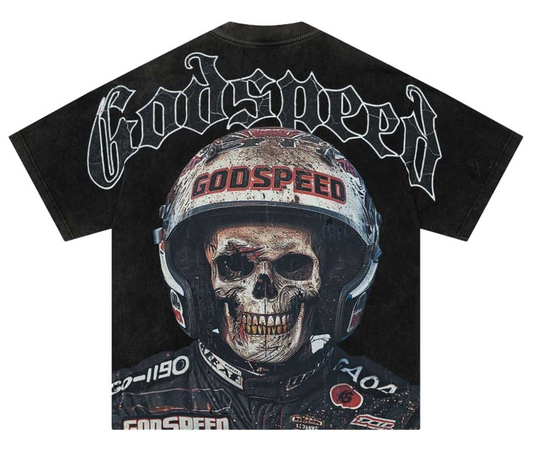 GodSpeed Crashout Tee Black Wash