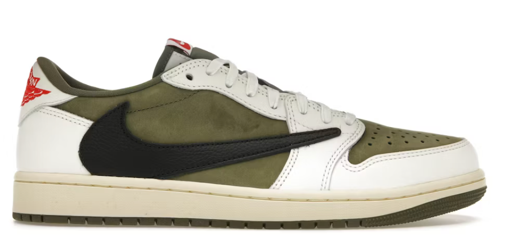 Jordan 1 Retro Low X Travis Scott "Medium Olive"