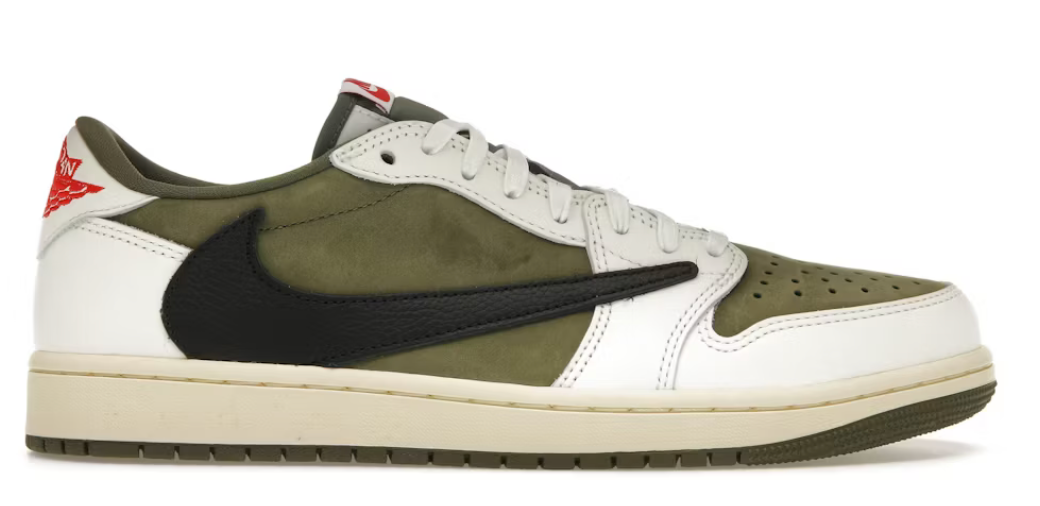 Jordan 1 Low X Travis Scott "Medium Olive"