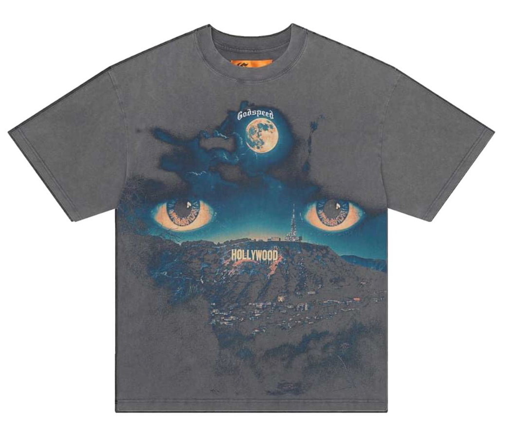 GodSpeed Hollywood Hills T-Shirt Grey Wash