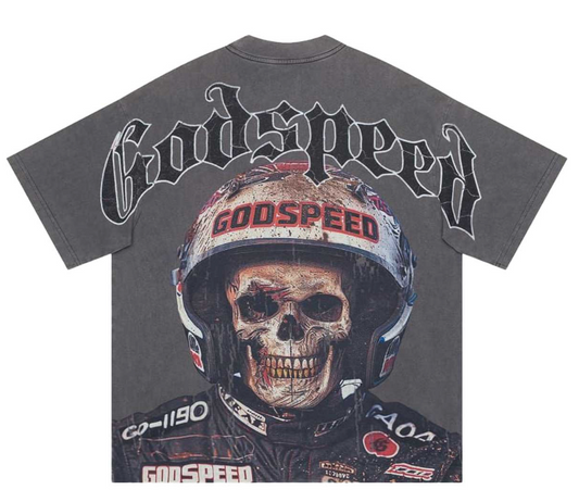 GodSpeed Crashout Tee Black Wash