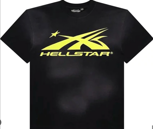 Hellstar Classic Tee Black/Yellow