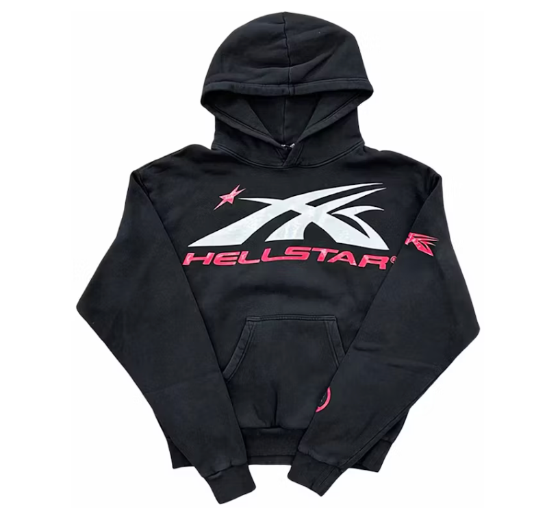 Hellstar Sport Logo Hoodie Black