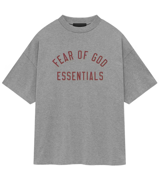 Essentials Jersey Crewneck Tee Dark Heather