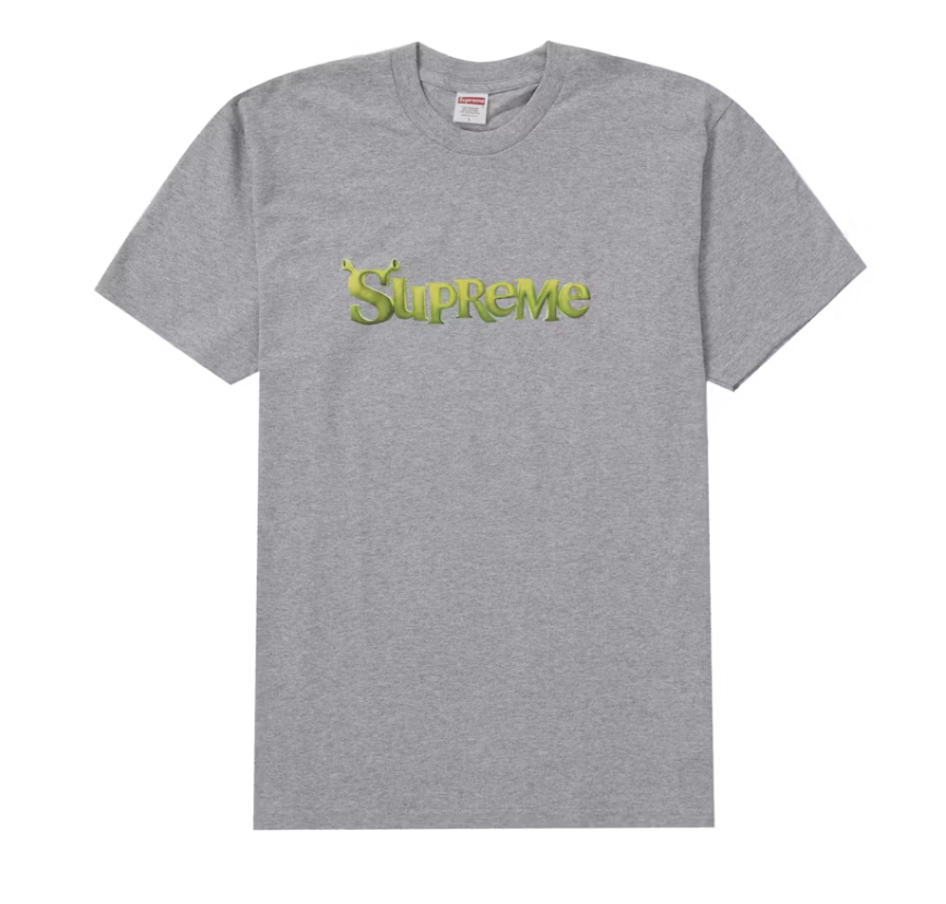 Supreme Shrek Tee Heather Grey