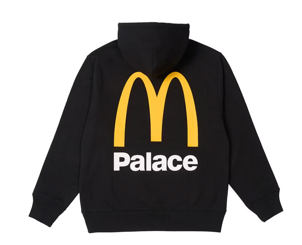 Palace x McDonald's Logo Hood Black