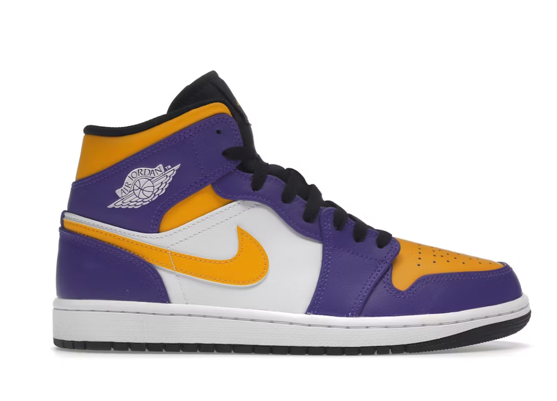 Jordan 1 Mid "Lakers" 2022