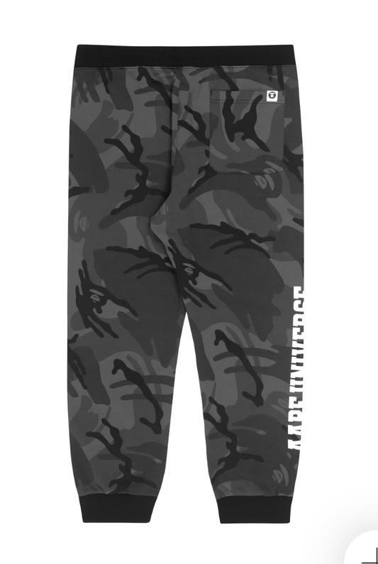 AAPE SWEAT PANT "Black/Grey Camo"