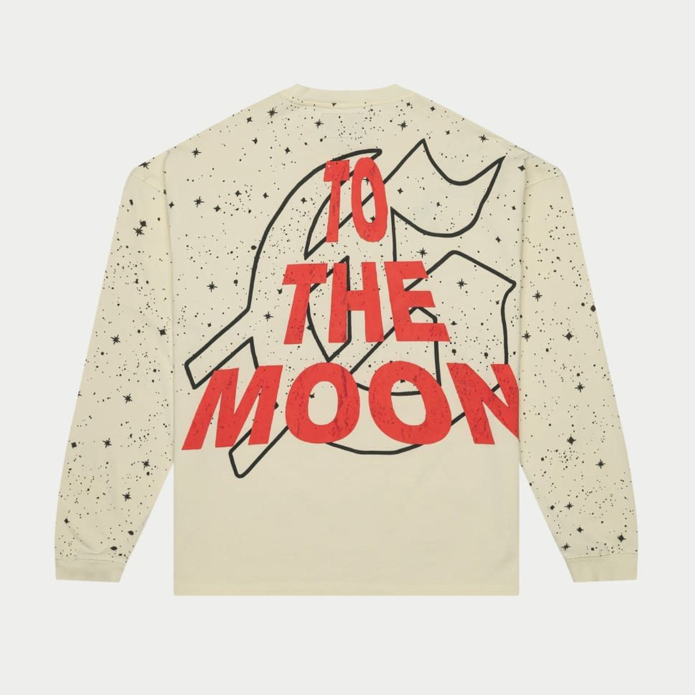 GodSpeed No looking Back (Creme) Long Sleeve T-shirt