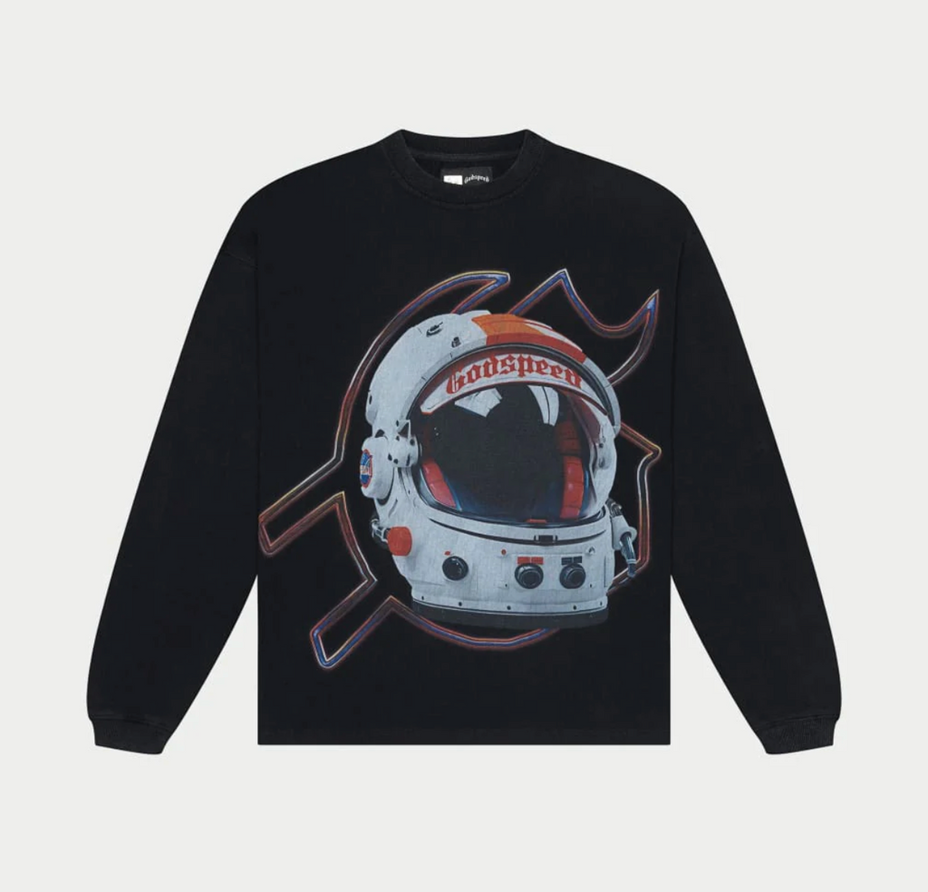 GodSpeed Lift Off LS T-Shirt (Black Wash)