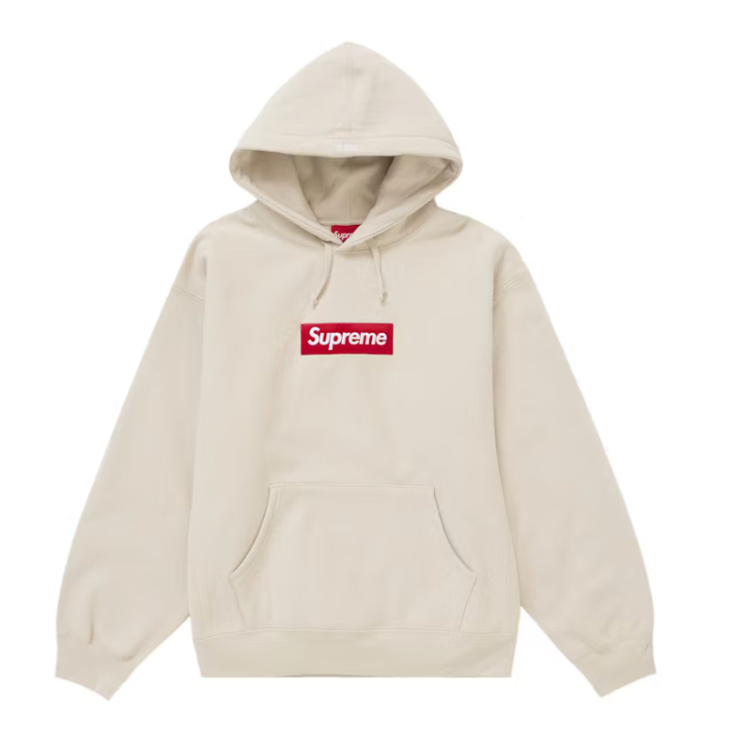 Supreme Box Logo Hooded Sweatshirt Sweatshirt (FW24) Stone