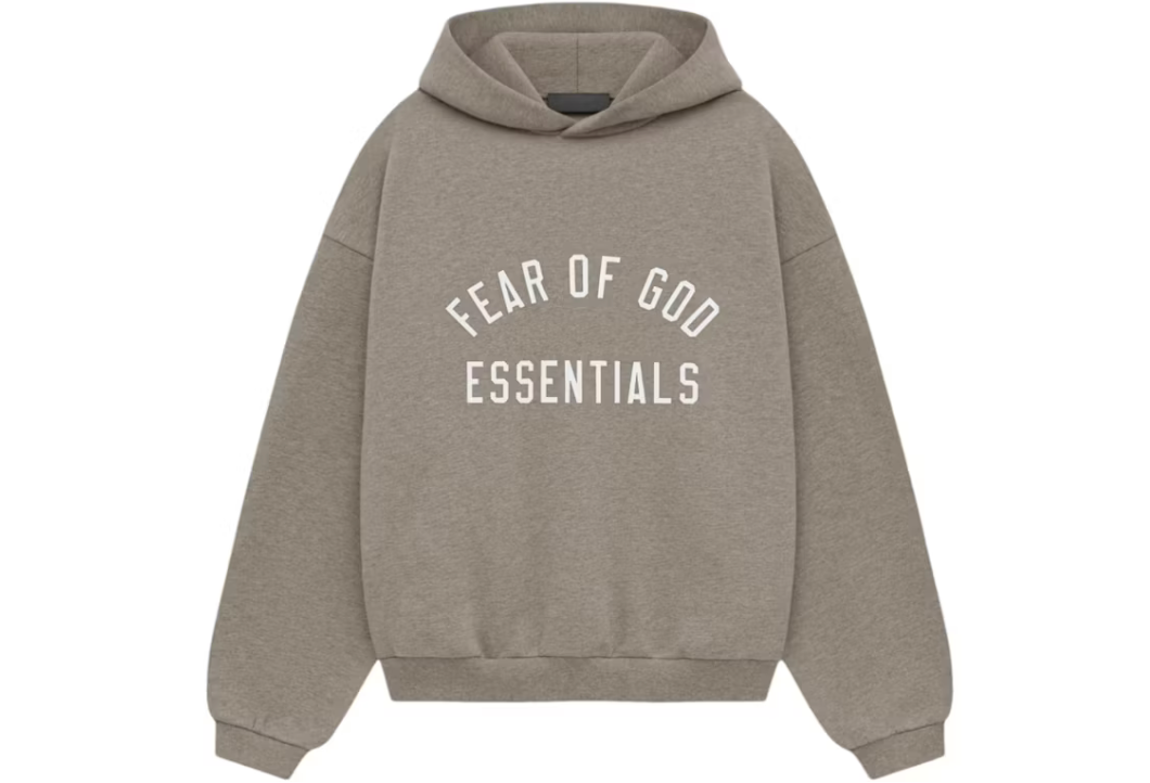 Fear of God Essentials Fleece Hoodie (FW24) "Heather Gray"