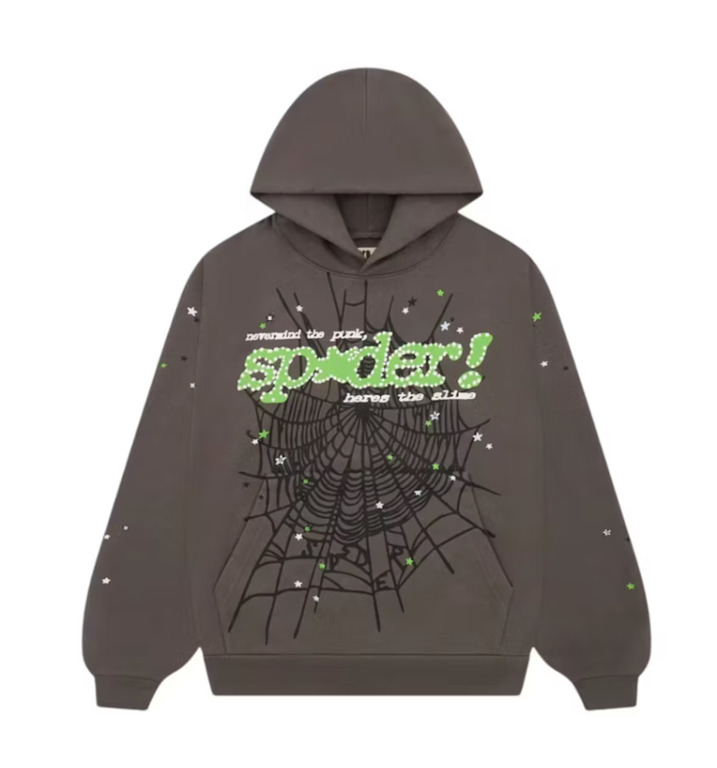 Sp5der Punk V2 Hoodie "Slate Grey"