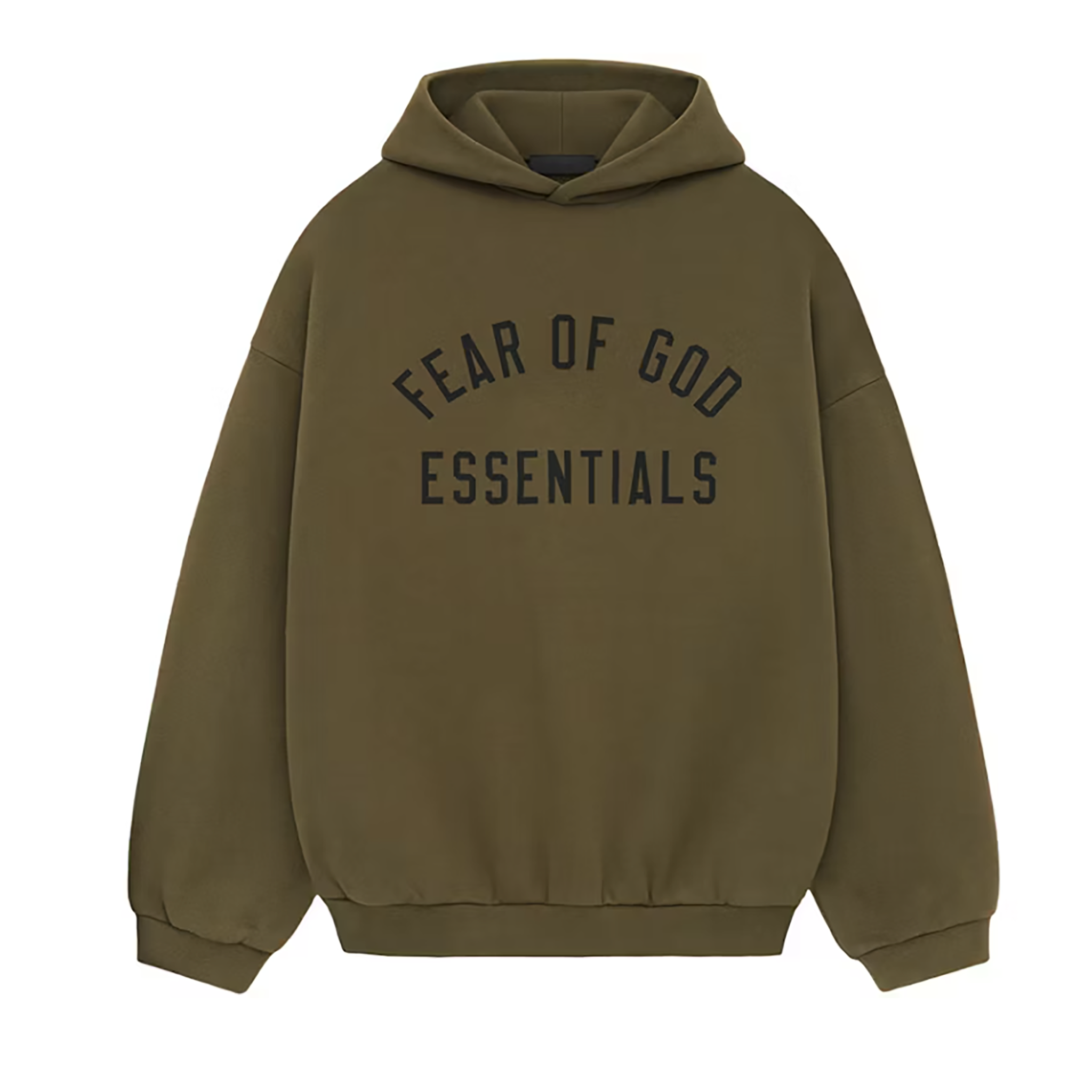 Fear of God Essentials Fleece Hoodie (FW24) "Olive"