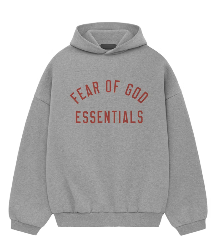 Fear of God Essentials Fleece Hoodie (FW24) "Dark Heather"