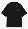Essentials Jersey Crewneck T-Shirt Black FW24 (White Lettering)