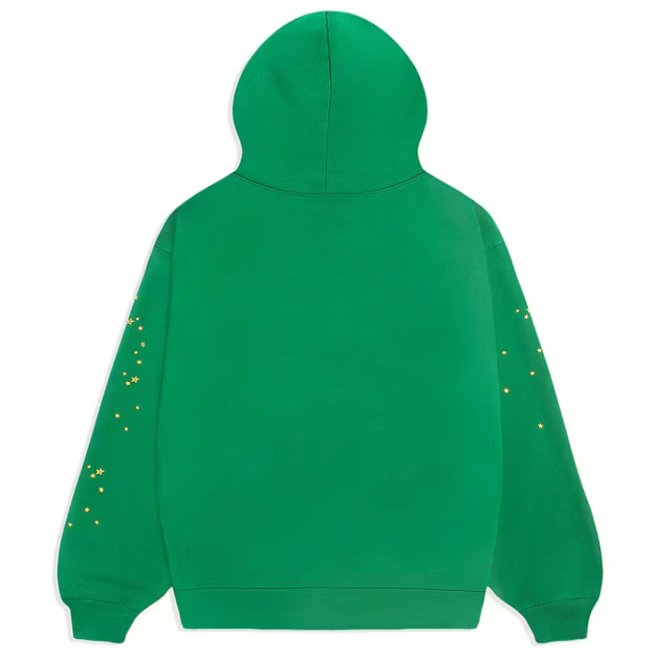 Sp5der Star OG Web V2 Hoodie Slime Green