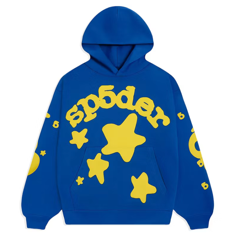 Sp5der Beluga Hoodie TC Blue