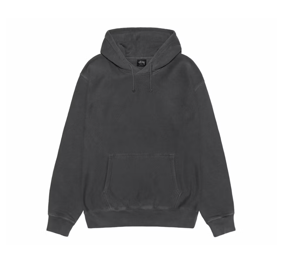Stussy Buana Pigment Dyed Hoodie "Black"