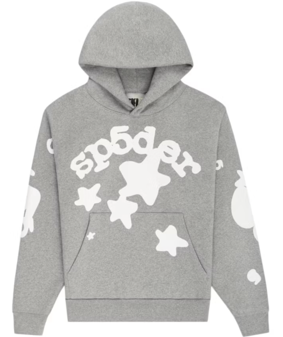 Sp5der Beluga Hoodie Heather Grey