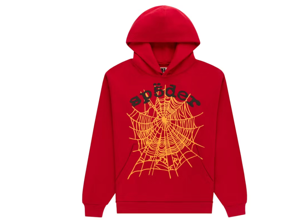 Sp5der Red OG Web v2 Hoodie