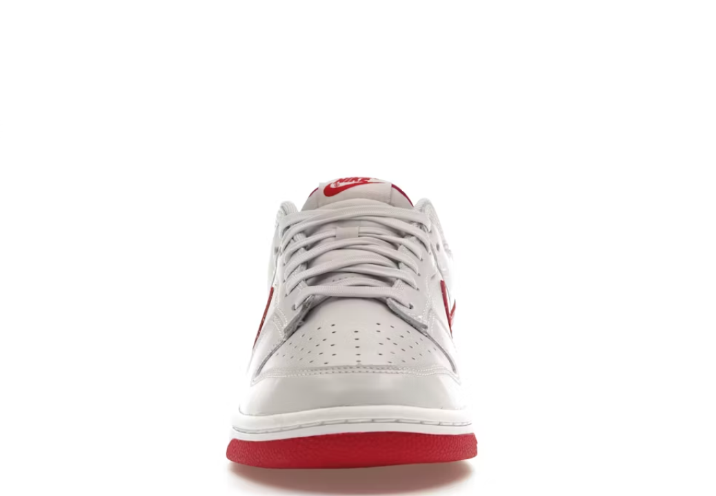 Nike Dunk Low "Vast Grey Varsity Red"