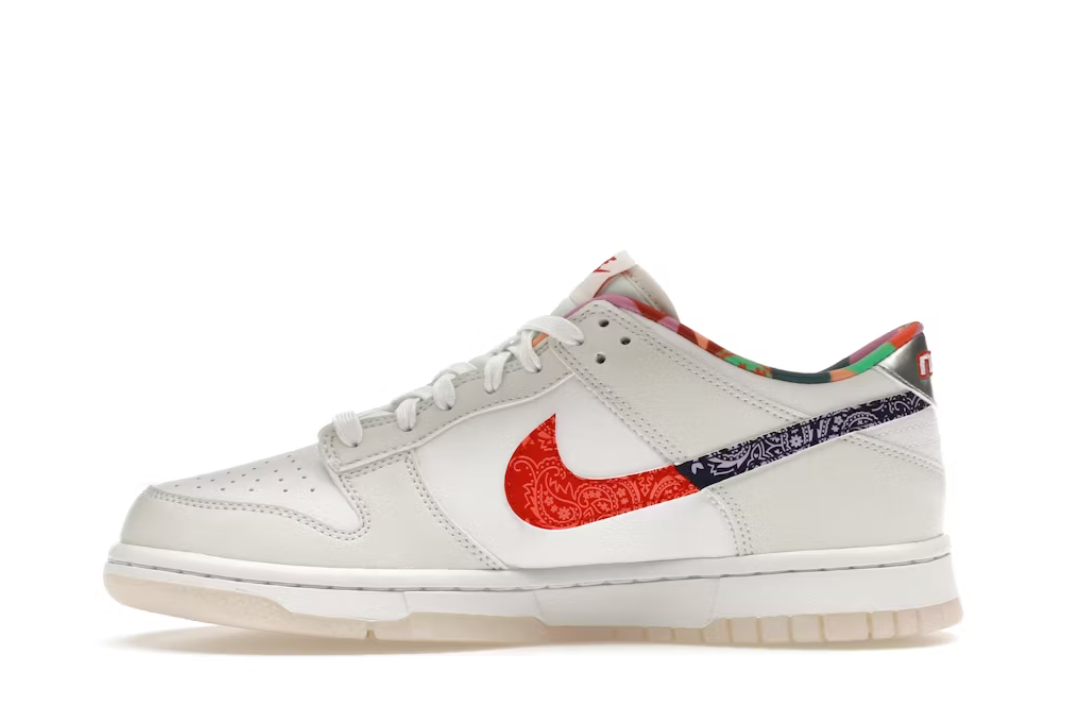 Nike Dunk Low "White Multi-Color Paisley" (GS)