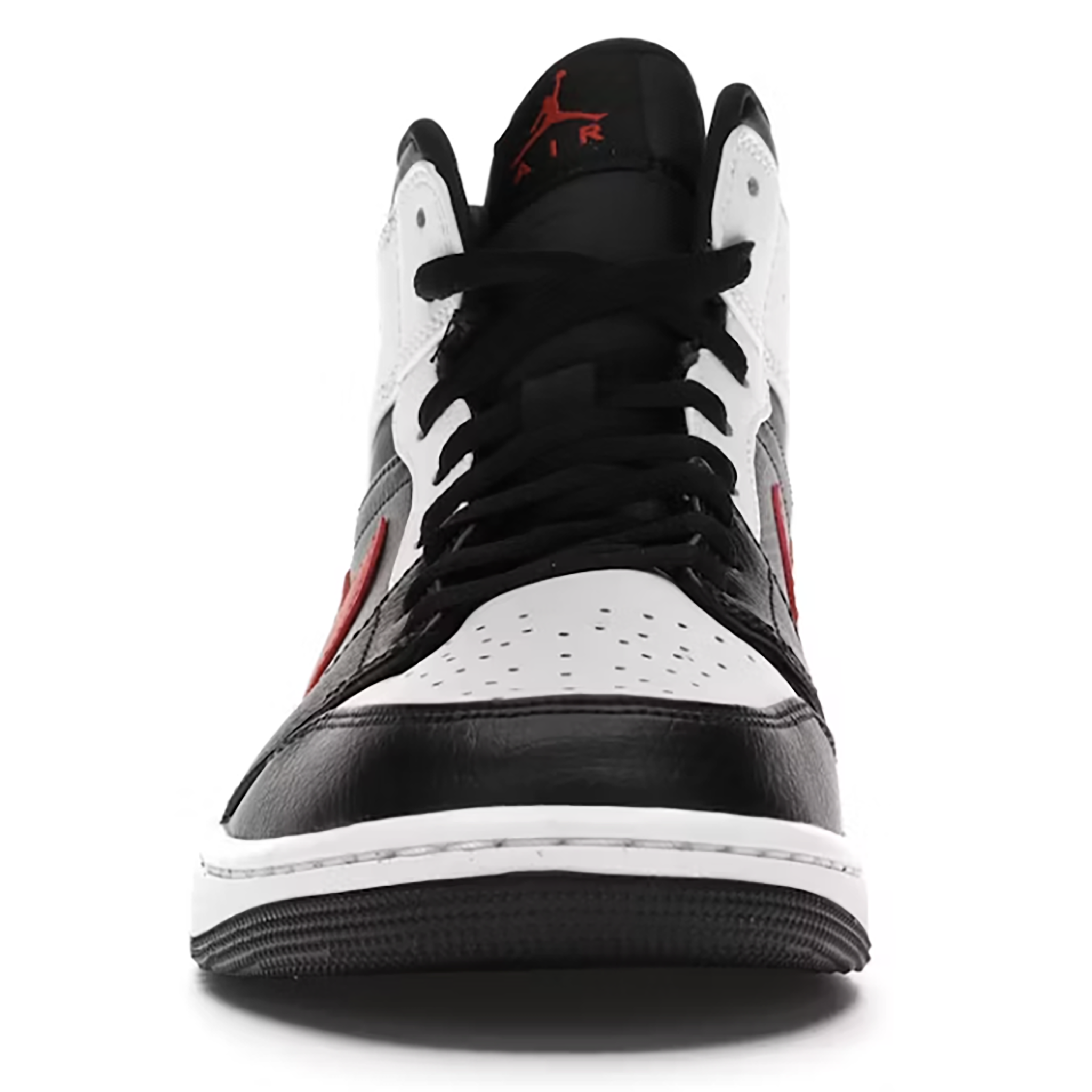 Jordan 1 Mid "Black Chile Red White"