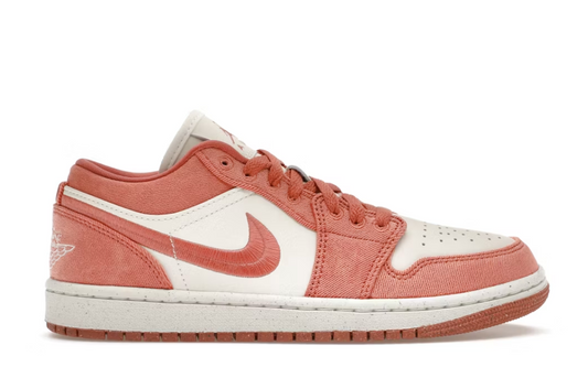 Jordan 1 Low "Canvas  Sky Orange" (Women's)