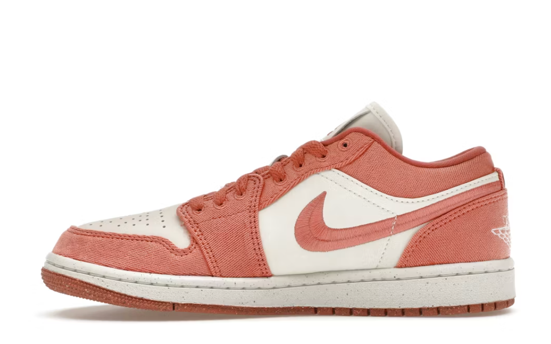 Jordan 1 Low "Canvas  Sky Orange" (Women's)