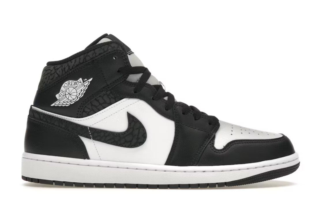Jordan 1 Mid "Panda Elephant"