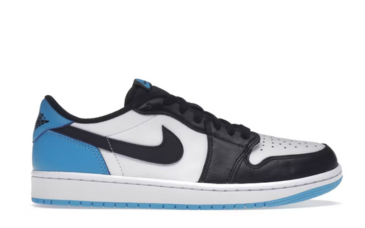 Jordan 1 Low "Black Dark Powder Blue"
