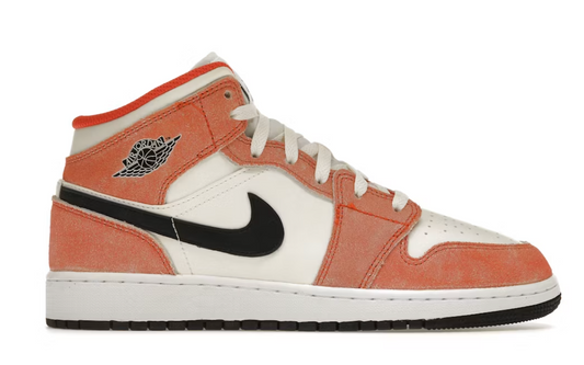 Jordan 1 Mid SE "Orange Suede" (GS)