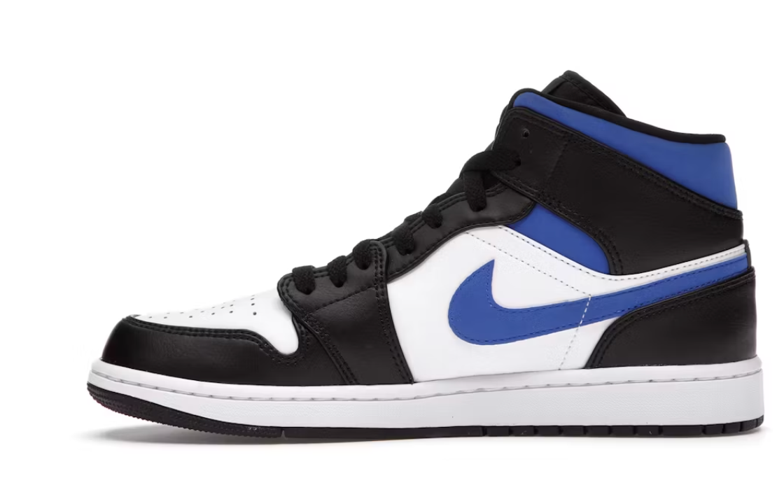 Jordan 1 Mid “Black Racer Blue”