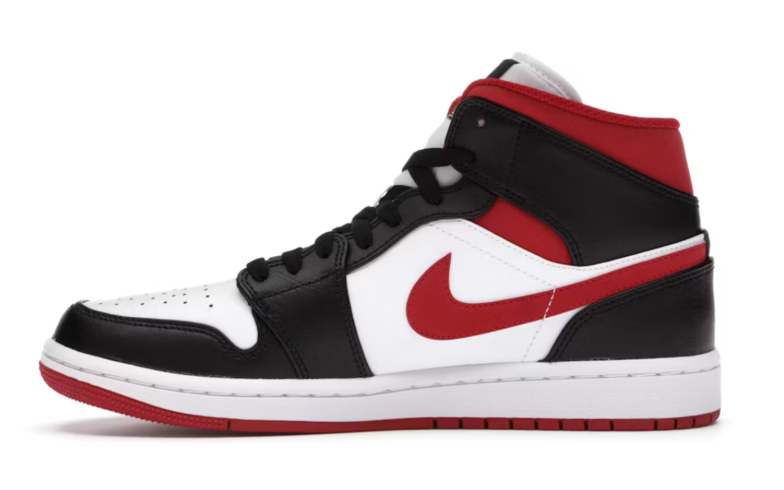 Jordan 1 Mid "Gym Red Black White"
